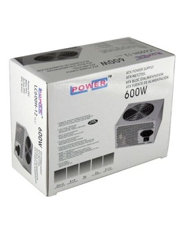 LC-Power LC600H-12 V2.31 moduł zasilaczy 600 W ATX Czarny