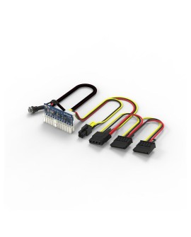 Streacom ST-NANO120 moduł zasilaczy 120 W 24-pin ATX Czarny, Wielobarwny