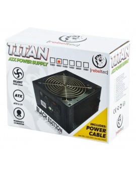 REBELTEC ZASILACZ ATX VER.2.31 BOX+KABEL TITAN 500