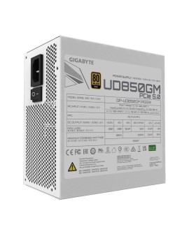 Zasilacz Gigabyte UD850GM PG5W 850W 80+ Gold White