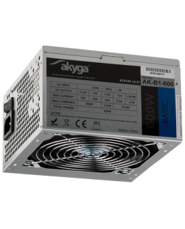 Zasilacz Akyga Basic AK-B1-600 (600 W Pasywne 120 mm)