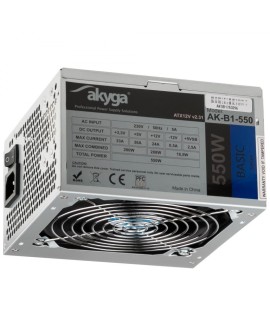 Zasilacz Akyga Basic AK-B1-550 (550 W Pasywne 120 mm)