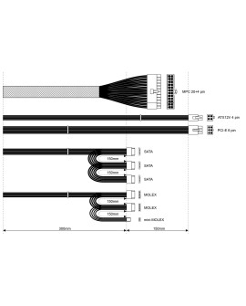 Zasilacz Akyga Basic AK-B1-550 (550 W Pasywne 120 mm)