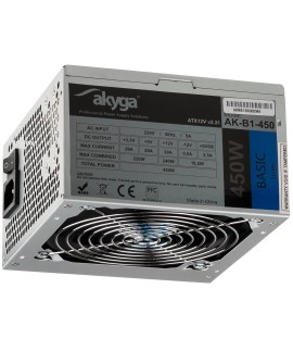 Zasilacz Akyga AK-B1-450 (450 W Pasywne 120 mm)