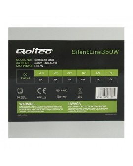 Zasilacz Qoltec ATX 350W BULK (350 W Pasywne 120 mm)