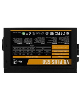 Zasilacz Aerocool PGS VX-650Plus AEROVX-650PLUS (650 W 120 mm)