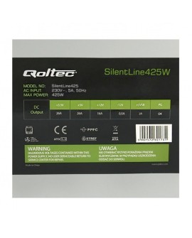 Zasilacz Qoltec 02 ATX 425W BULK II (425 W Pasywne 120 mm)