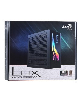 Zasilacz Aerocool LUX AEROPGSLUXRGB-550 (550 W 120 mm)