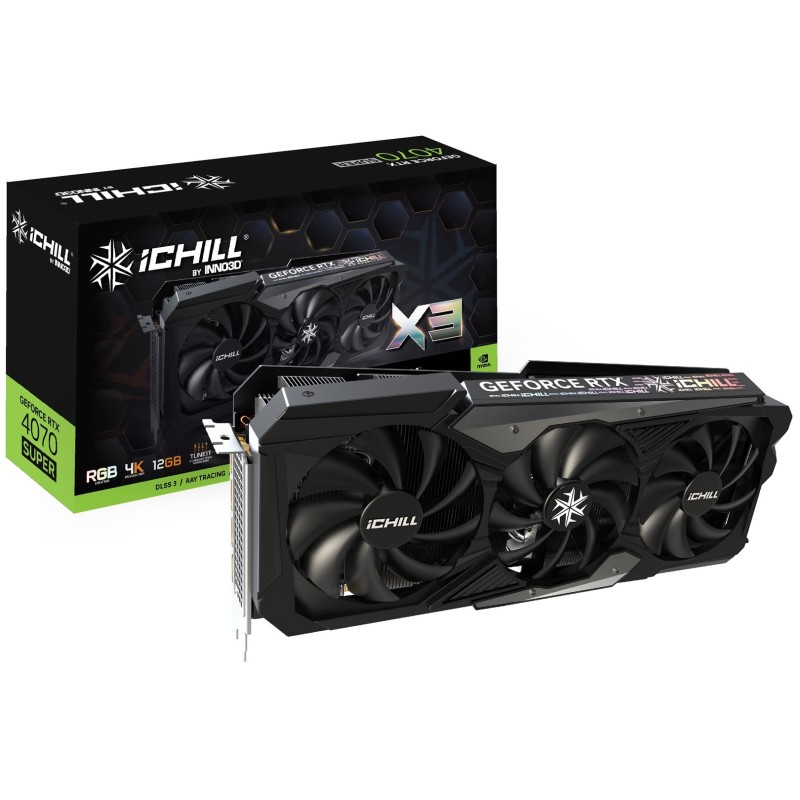 Karta graficzna INNO3D GeForce RTX 4070 SUPER ICHILL X3