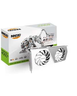Karta graficzna INNO3D GeForce RTX 4060 Ti TWIN X2 OC WHITE 16GB GDDR6 DLSS 3