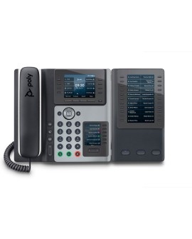 POLY Telefon IP Edge E450 z obsługą funkcji PoE