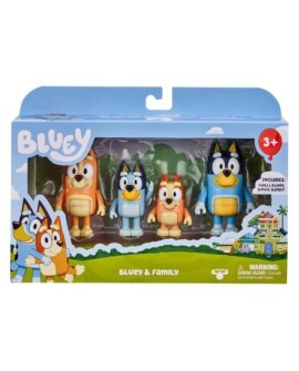 Bluey Figurki Rodzinka 4 szt.