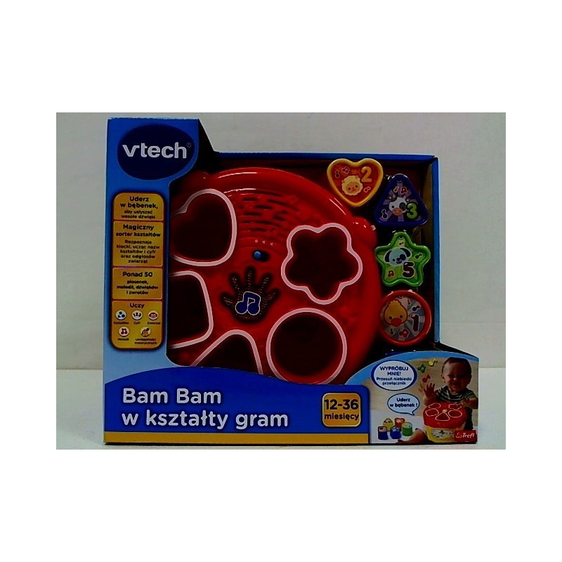 Bam bam w kształty gram 60670 VTECH p6