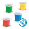 SES Creative 24924 farba zmywalna do malowania palcami Niebieski, Zielony, Czerwony, Żółty