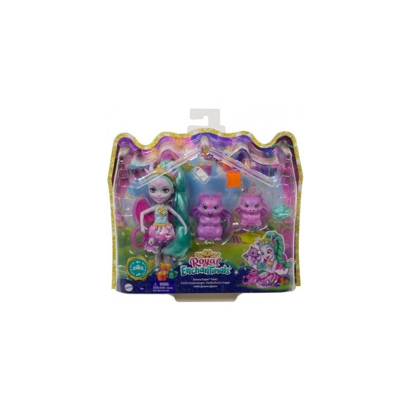 Enchantimals. Lalka Deanna z rodzin? smok?w