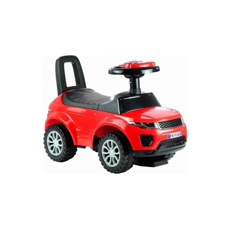 Jeździk dla malucha auto czerwone świeci + gra przy kierownicy 613W