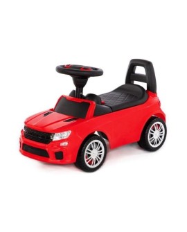 Polesie 84590 Samochód-jeździk "SuperCar" Nr6 z sygnałem dźwiękowym (czerwony) jeździdełko auto pojazd