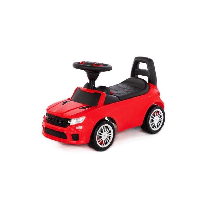 Polesie 84590 Samochód-jeździk "SuperCar" Nr6 z sygnałem dźwiękowym (czerwony) jeździdełko auto pojazd