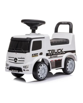 Jeździk Pojazd Mercedes Antos Truck biały white Milly Mally