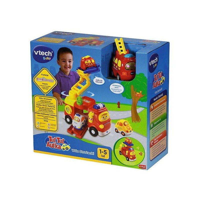 Tut Tut Autka Duży Wóz Strażacki 60810 VTECH p4