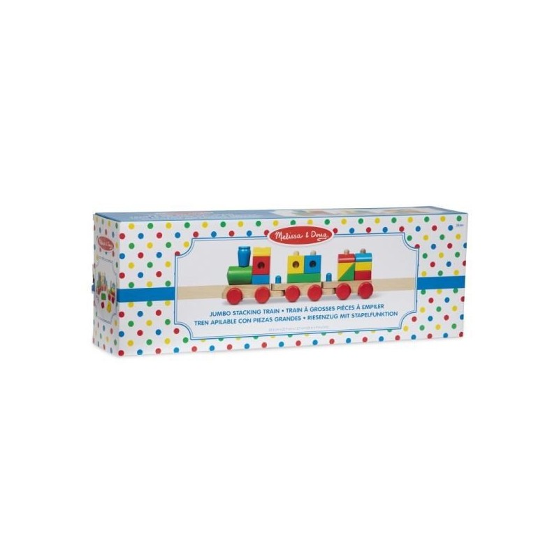 Drewniany pociąg do ciągania Jumbo 40544