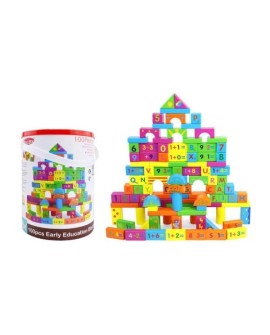 PROMO Klocki drewniane matematyczne 100el. AC7673
