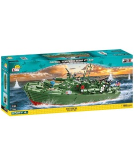 PROMO COBI 4825 Historical Collection WWII Patrol Torpedo Boat PT-109 3726 klocków p1