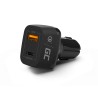 GREEN CELL ŁADOWARKA SAMOCHODOWA USB-C 30W PD + USB