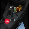 UNITEK ŁADOWARKA SAMOCHODOWA 38W, USB-A USB-C, QC3.0, P1400A