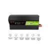 Przetwornica napięcia Green Cell PowerInverter LCD 12V 500W/1000W z wyświetlaczem - czysty sinus