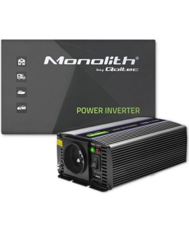 QOLTEC PRZETWORNICA NAPIĘCIA MONOLITH 1200 MS WAVE | 12V NA 230V | 600/1200W | USB