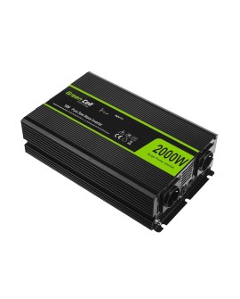 GREEN CELL PRZETWORNICA INV11 12V-230V 2000W/4000W CZYSTA SINUSOIDA (WYPRZEDAŻ)