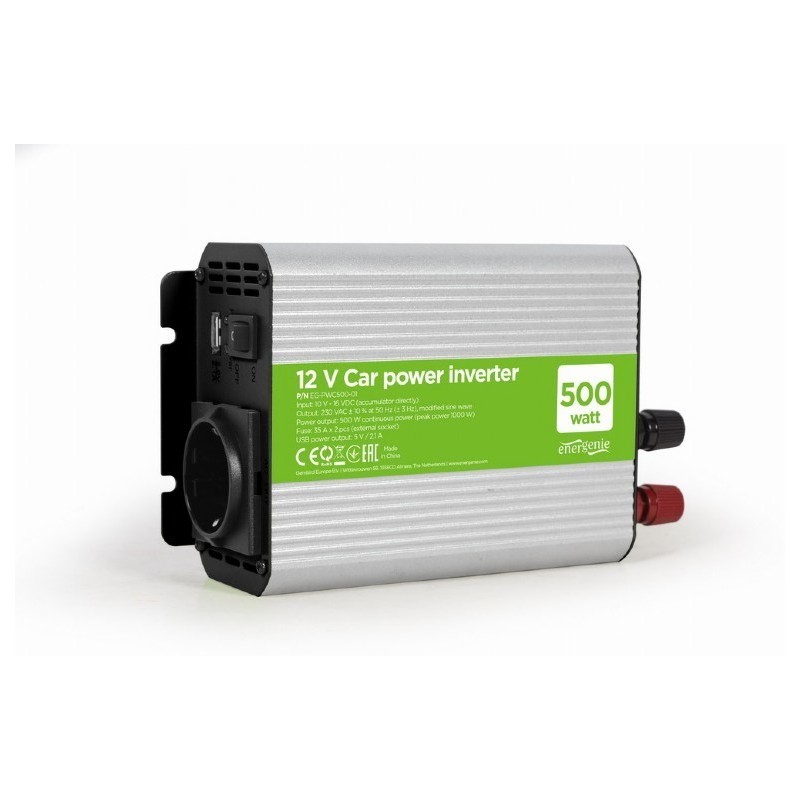 ENERGENIE PRZETWORNICA AC/DC 12V (SAMOCHÓD) NA 230V 500W