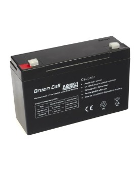 GREEN CELL AKUMULATOR ŻELOWY AGM01 6V 12AH