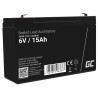 GREEN CELL AKUMULATOR ŻELOWY AGM40 6V 15AH