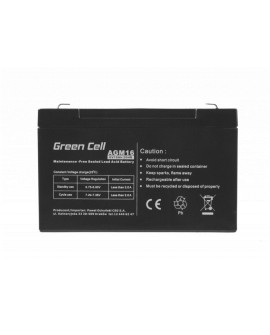 GREEN CELL AKUMULATOR ŻELOWY AGM16 6V 10AH