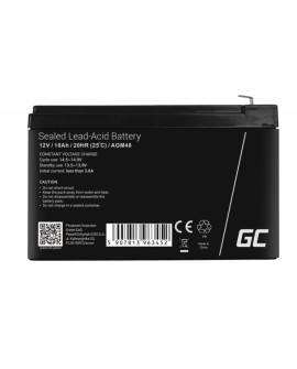 GREEN CELL AKUMULATOR ŻELOWY AGM48 12V 10AH