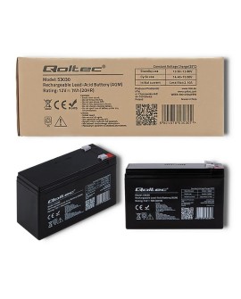 Akumulator żelowy Qoltec 53030
