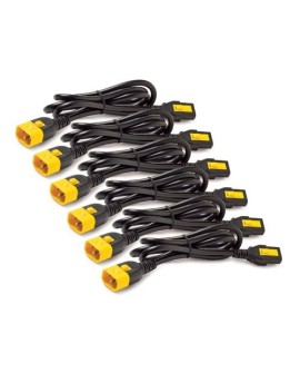 Power Cord Kit (6 ea), Locking, C13 to C14, 1.8m