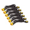 APC AP8702S-WW kabel zasilające Czarny 0,61 m C14 panel C13 panel