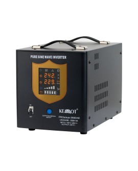 Zasilacz awaryjny KEMOT PROsinus-3500/48 przetwornica z czystym przebiegiem sinusoidalnym i funkcją ładowania 48V 230V