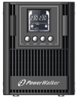 POWER WALKER UPS ON-LINE VFI 1000 AT FR 3X FR OUT, USB/RS-232, LCD, EPO