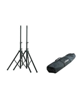 Hamilton KB700S-2-BG Zestaw 2 statywów aluminiowych do kolumny głośnikowej z pokrowcem
