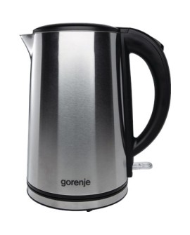 Gorenje | Czajnik | Zobacz materiał K15DWS | Elektryczny | 2200 W | 1,5 L | Stal nierdzewna | Podstawa obrotowa 360° | Stal