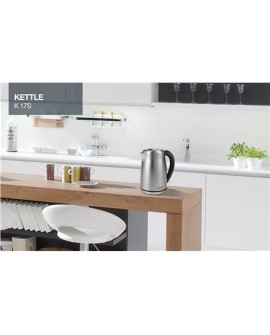 Gorenje | Czajnik | Zobacz materiał K17S | Elektryczny | 2000 W | 1,7 L | Stal nierdzewna | Podstawa obrotowa 360° | Stal
