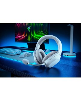 Razer Barracuda X Zestaw słuchawkowy Przewodowy i Bezprzewodowy Opaska na głowę Gaming USB Type-C Bluetooth Biały