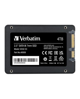 Verbatim Vi550 S3 4 TB 2.5" Serial ATA III 3D NAND