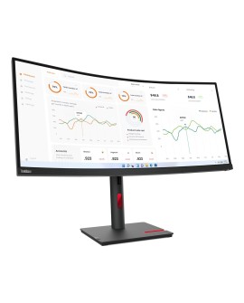Lenovo ThinkVision T34w-30 LED display 86,4 cm (34") 3440 x 1440 px Wide Quad HD Czarny