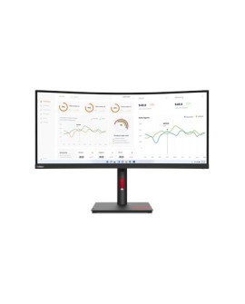 Lenovo ThinkVision T34w-30 LED display 86,4 cm (34") 3440 x 1440 px Wide Quad HD Czarny