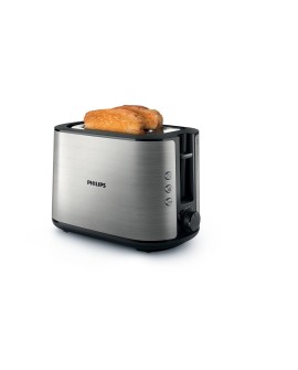 Toster Philips Viva Collection HD2650/90 (950W kolor srebrny)